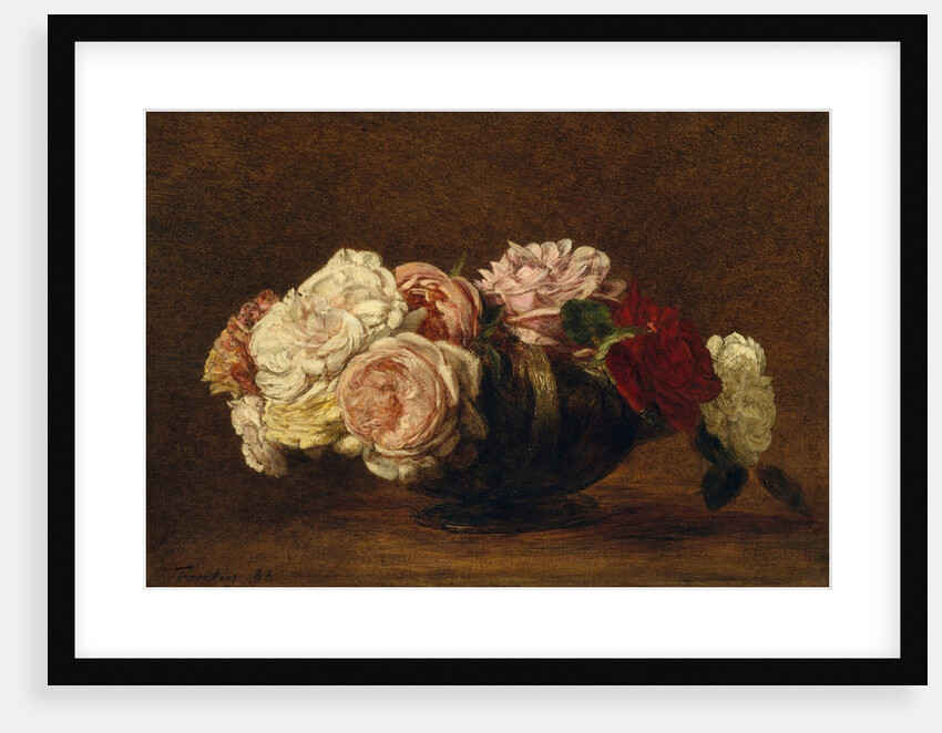 Roses in a Bowl, 1883 by Henri Fantin-Latour