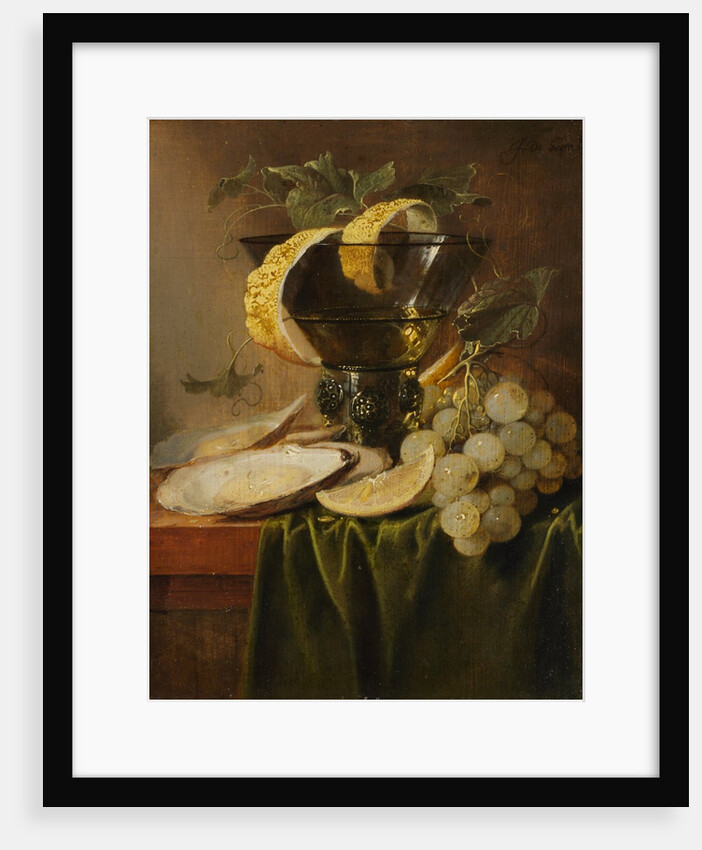 Still Life with a Glass and Oysters, ca. 1640 by Jan Davidsz de Heem