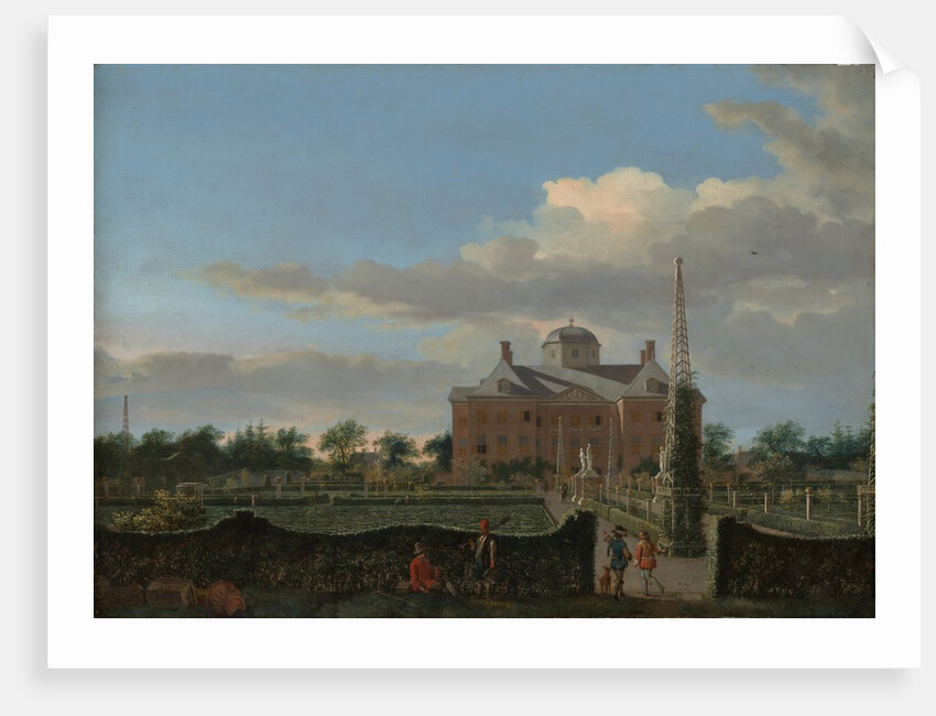 The Huis ten Bosch at The Hague and Its Formal Garden, ca. 1668-70 by Jan van der Heyden