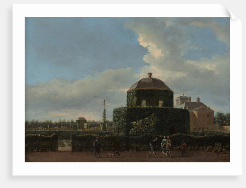 The Huis ten Bosch at The Hague and Its Formal Garden, ca. 1668-70 by Jan van der Heyden