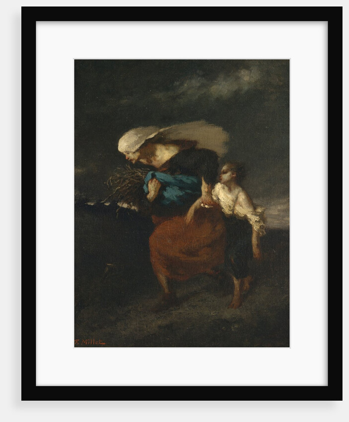 Retreat from the Storm, ca. 1846 by Jean Francois Millet