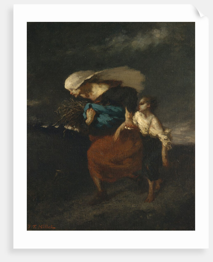 Retreat from the Storm, ca. 1846 by Jean Francois Millet
