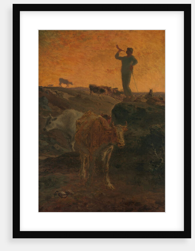 Calling the Cows Home, ca. 1872 by Jean Francois Millet