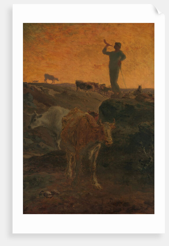 Calling the Cows Home, ca. 1872 by Jean Francois Millet