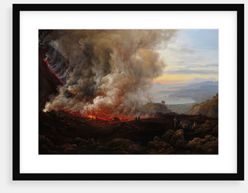 An Eruption of Vesuvius, 1824 by Johan Christian Dahl
