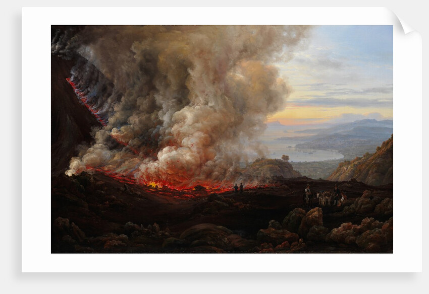 An Eruption of Vesuvius, 1824 by Johan Christian Dahl