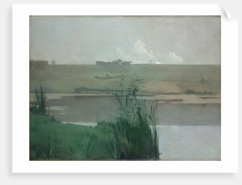 Arques-la-Bataille, 1885 by John Henry Twachtman