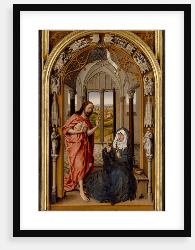 Christ Appearing to His Mother, ca. 1496 by Juan de Flandes