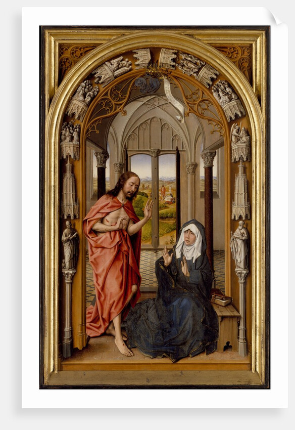 Christ Appearing to His Mother, ca. 1496 by Juan de Flandes