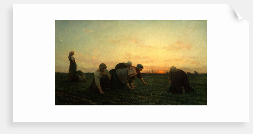 The Weeders, 1868 by Jules Breton