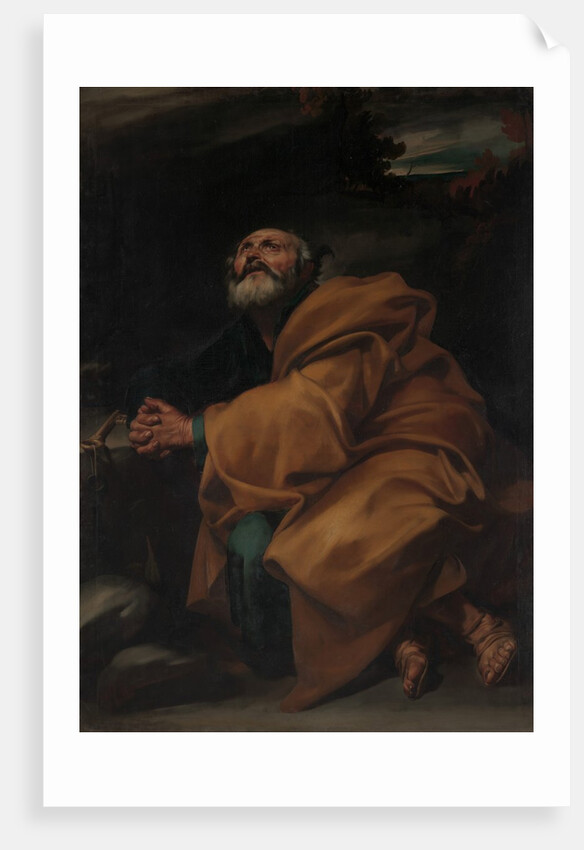 The Tears of Saint Peter, ca. 1612-13 by Jusepe de Ribera