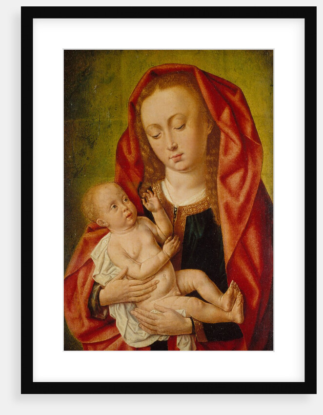 Virgin and Child with a Dragonfly, ca. 1500 by Master of Saint Gilles