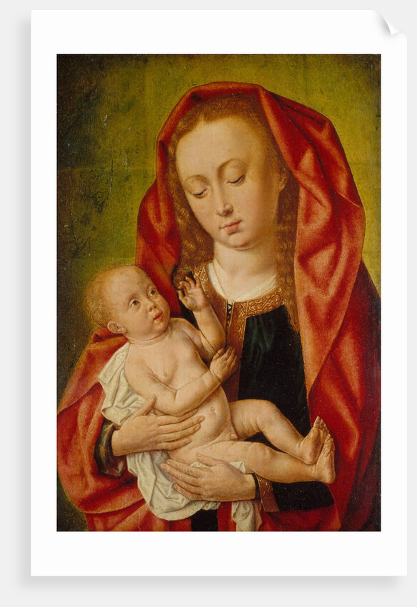 Virgin and Child with a Dragonfly, ca. 1500 by Master of Saint Gilles