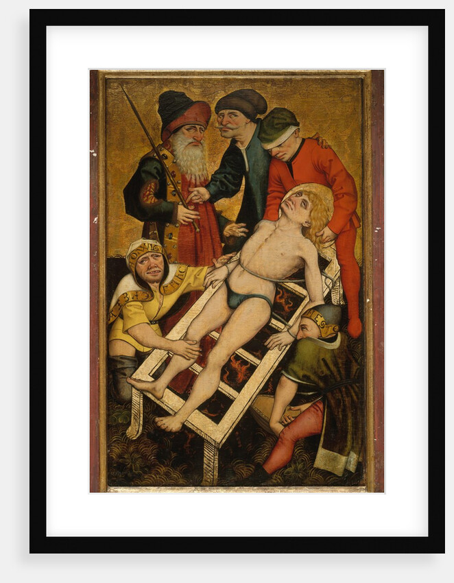 The Martyrdom of Saint Lawrence; Giving Drink to the Thirsty by Master of Alkmaar