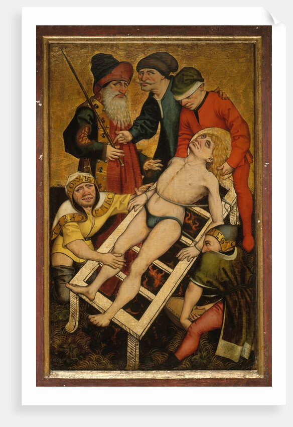 The Martyrdom of Saint Lawrence; Giving Drink to the Thirsty by Master of Alkmaar