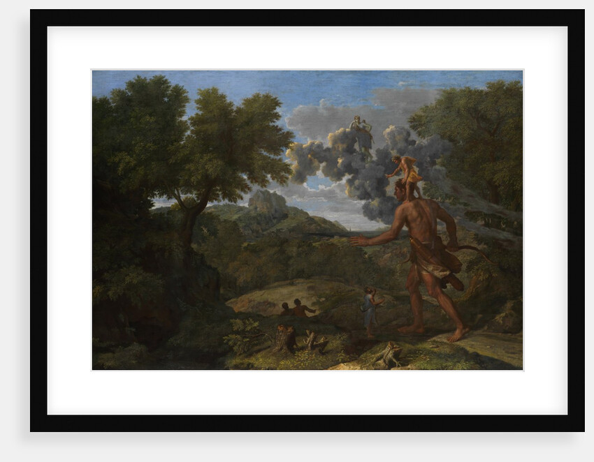Blind Orion Searching for the Rising Sun, 1658 by Nicolas Poussin
