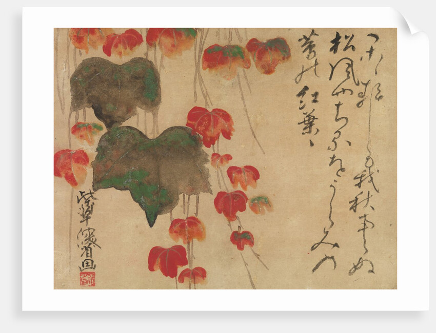 Autumn Ivy, after 1732 by Ogata Kenzan