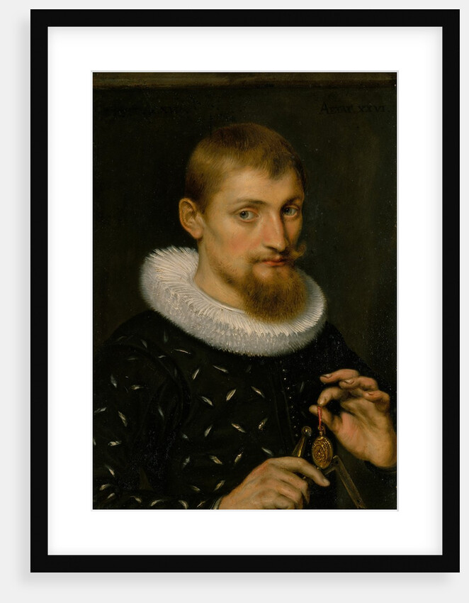 Portrait of a Man, Possibly an Architect or Geographer, 1597 by Peter Paul Rubens