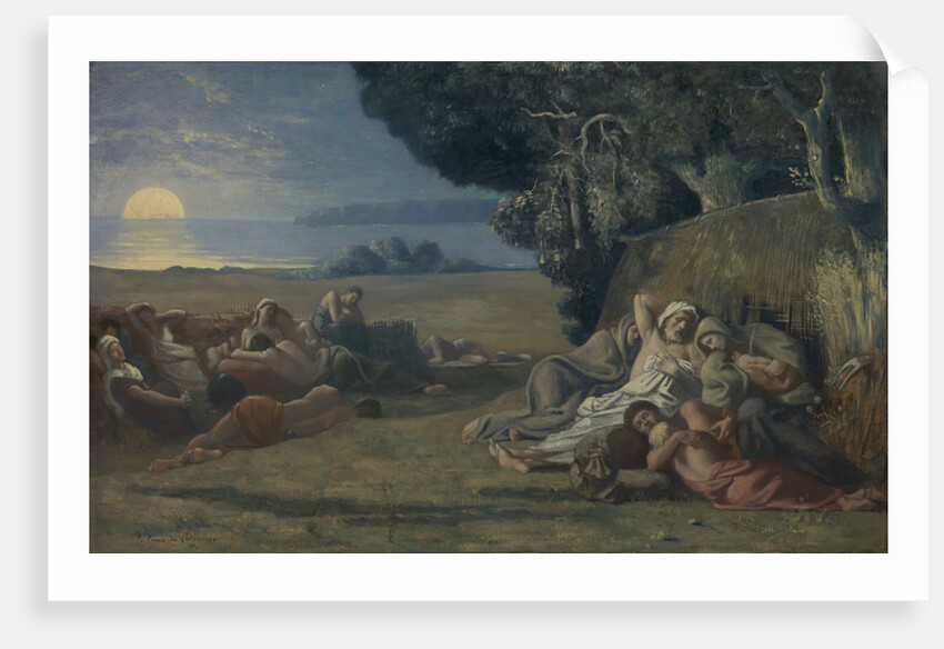 Sleep, ca. 1867-70 by Pierre Puvis de Chavannes