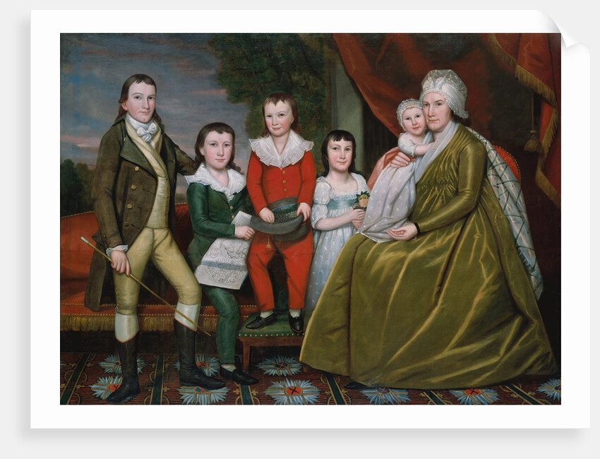 Mrs. Noah Smith and Her Children, 1798 by Ralph Earl
