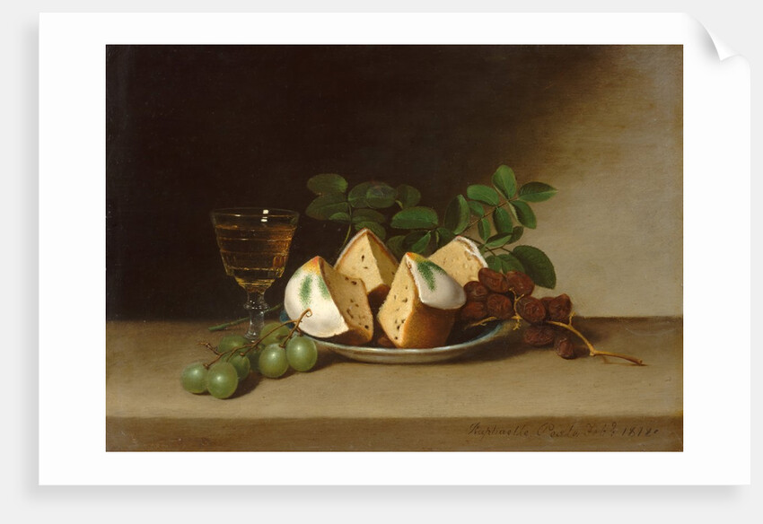 Still Life with Cake, 1818 by Raphaelle Peale