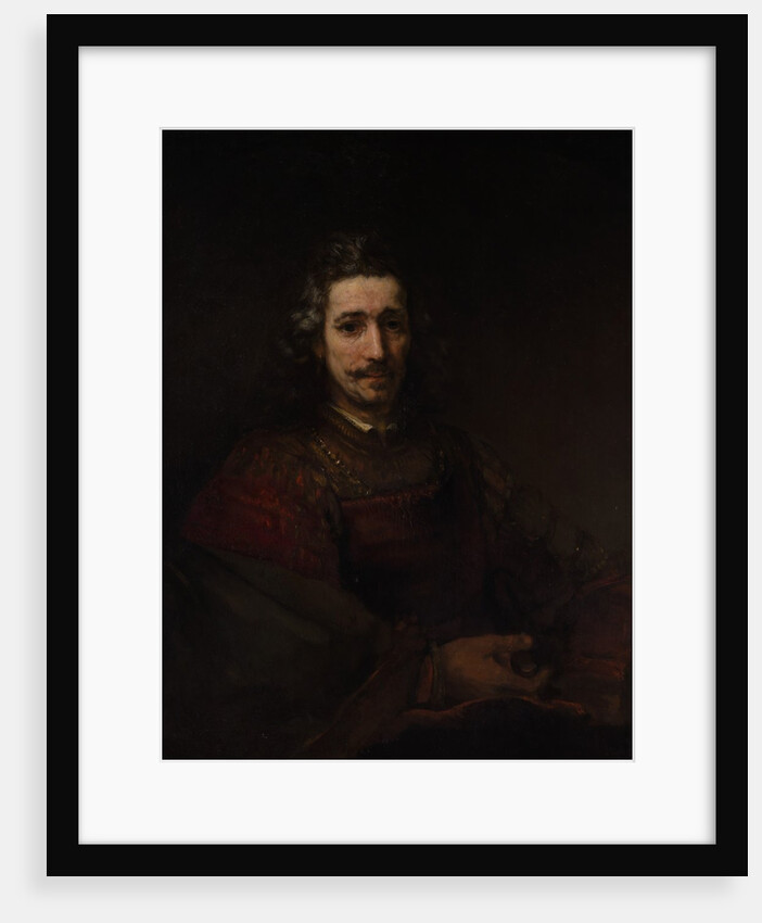 Man with a Magnifying Glass, early 1660s by Rembrandt Harmensz van Rijn