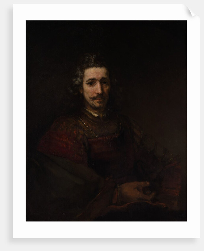 Man with a Magnifying Glass, early 1660s by Rembrandt Harmensz van Rijn