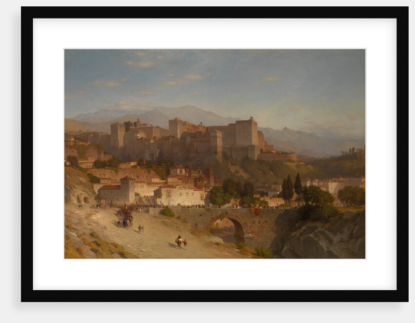 The Hill of the Alhambra, Granada, 1865 by Samuel Colman