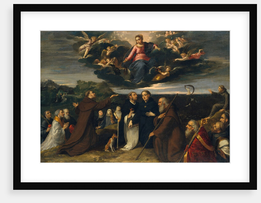 The Virgin Adored by Saints, ca. 1609 by Scarsellino