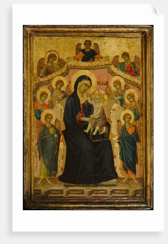 Madonna and Child with Nine Angels, ca. 1315 by Segna di Buonaventura