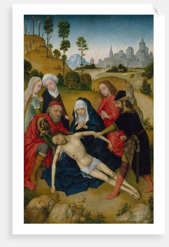 The Lamentation of Christ, ca. 1473 by Simon Marmion