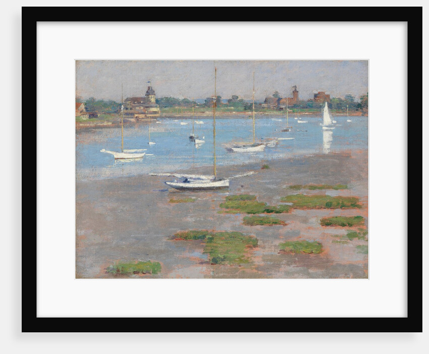 Low Tide, Riverside Yacht Club, 1894 by Theodore Robinson