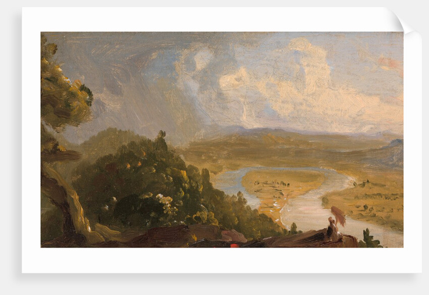 Sketch for View from Mount Holyoke, Northampton, Massachusetts…,, 1836 by Thomas Cole