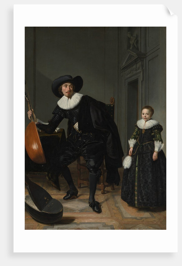 A Musician and His Daughter, 1629 by Thomas de Keyser