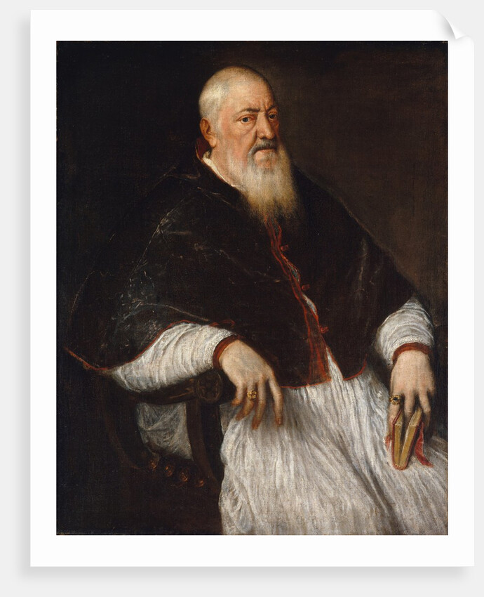 Filippo Archinto, Archbishop of Milan, mid-1550s by Titian