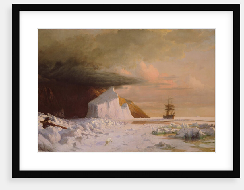 An Arctic Summer: Boring Through the Pack in Melville Bay, 1871 by William Bradford