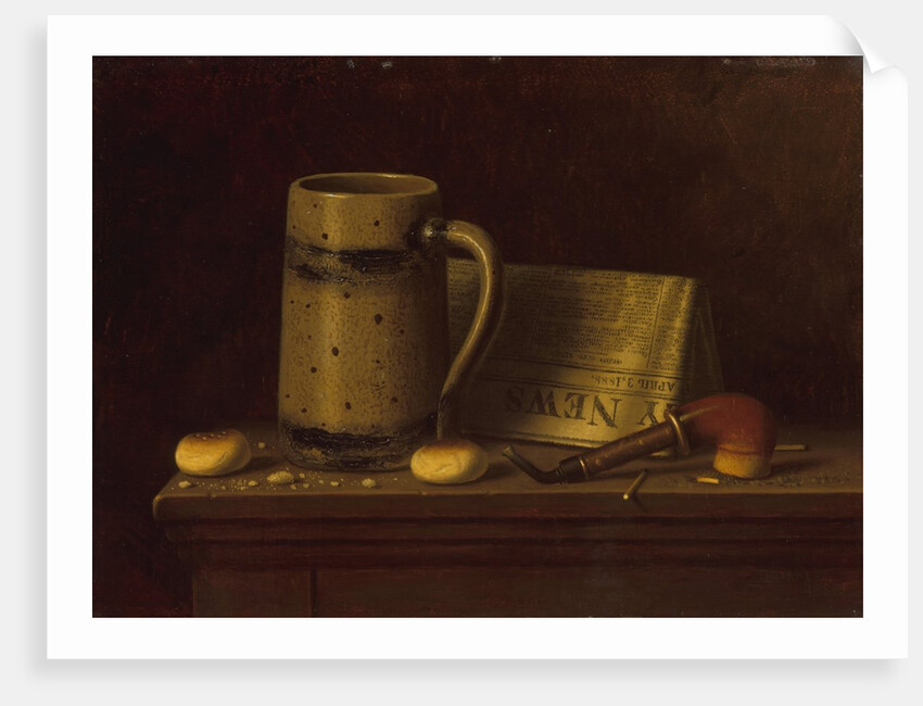 New York Daily News, 1888 by William Michael Harnett