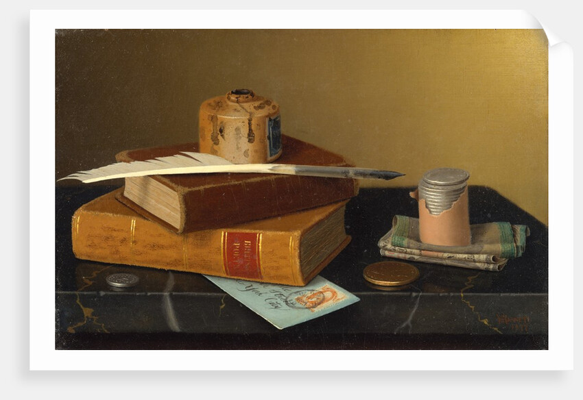 The Banker's Table, 1877 by William Michael Harnett