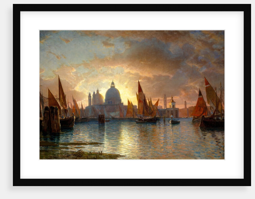 Santa Maria della Salute, Sunset, 1870-85 by William Stanley Haseltine