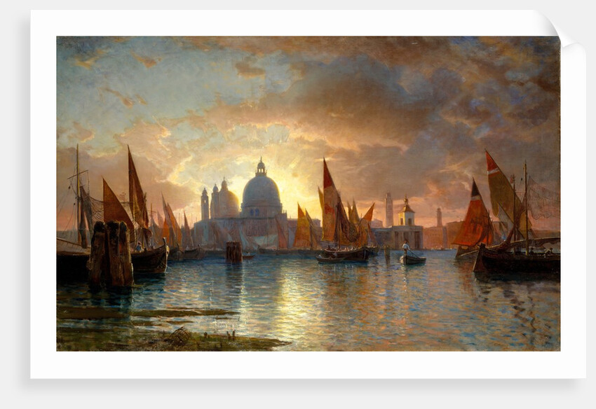 Santa Maria della Salute, Sunset, 1870-85 by William Stanley Haseltine