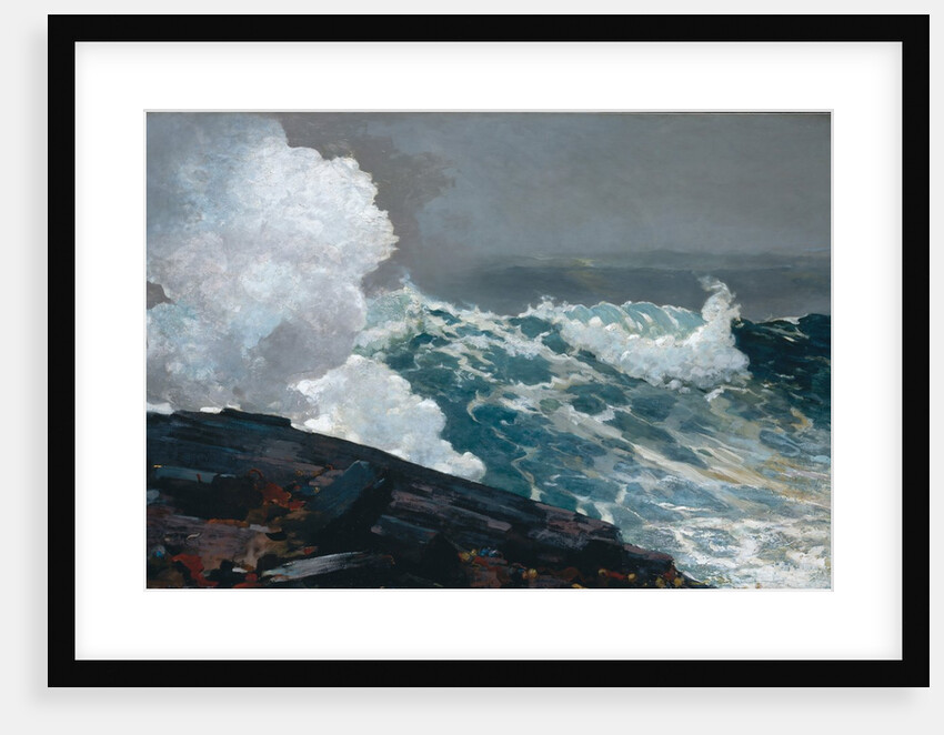Northeaster, 1895; reworked by 1901 by Winslow Homer
