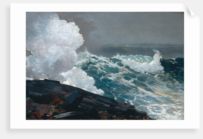 Northeaster, 1895; reworked by 1901 by Winslow Homer