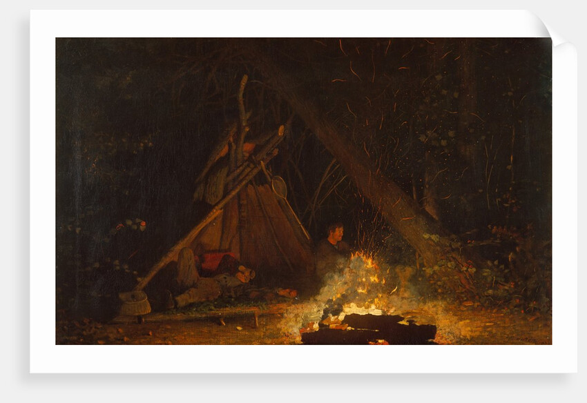 Camp Fire, 1880 by Winslow Homer