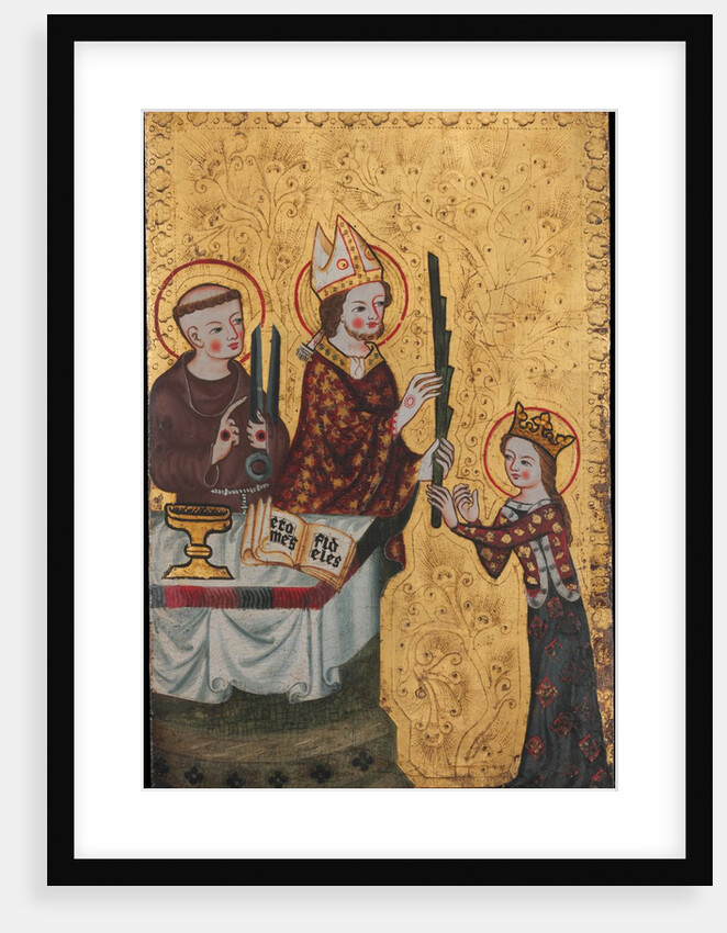 The Bishop of Assisi Giving a Palm to Saint Clare, ca. 1360 by Unknown