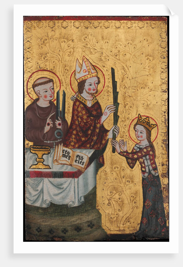The Bishop of Assisi Giving a Palm to Saint Clare, ca. 1360 by Unknown