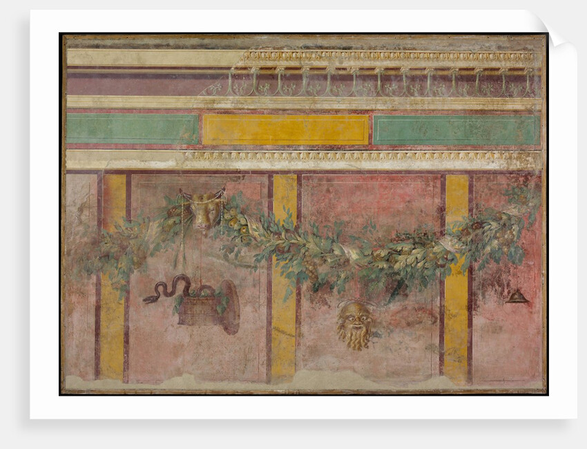 Wall painting from the west wall of Room L of the Villa of P. Fannius Synistor…, ca.50-40 B.C by Unknown