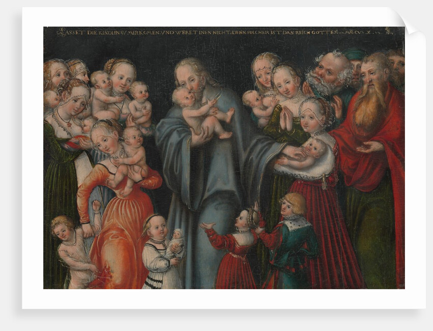Christ Blessing the Children, ca. 1545-50 by Lucas Cranach the Younger