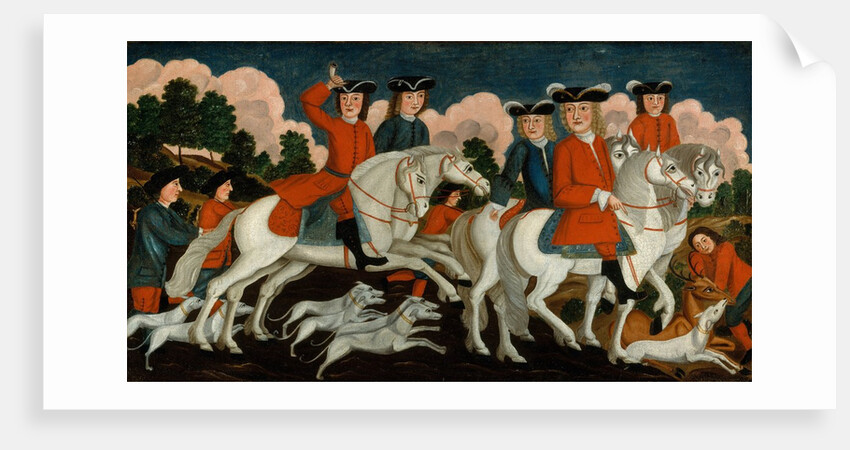 The Hunting Party?New Jersey, ca. 1750 by Unknown