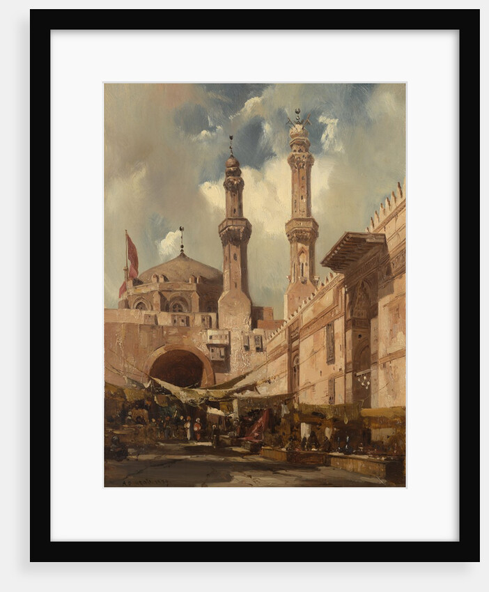A Cairo Bazaar, 1839 by Adrien Dauzats