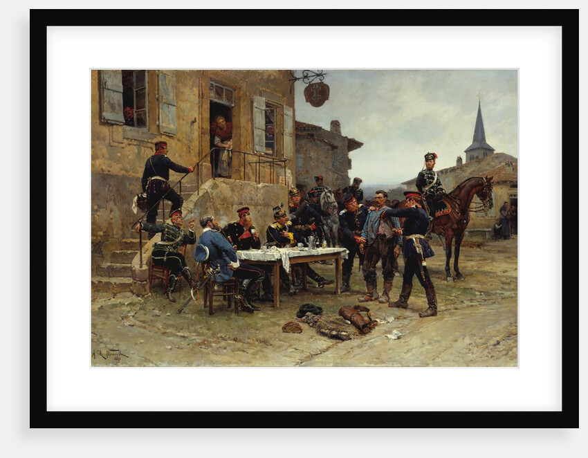 The Dispatch-Bearer, 1880 by Alphonse de Neuville